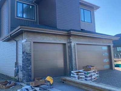 Brick exterior construction