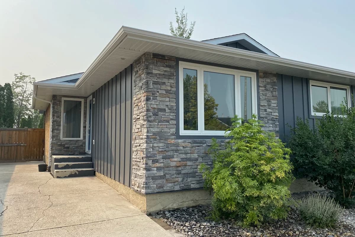 Stone masonry detail